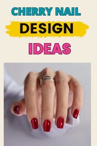 cherry nails inspo